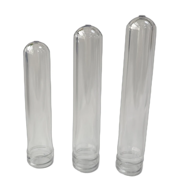 Preforms OEM 24mm 26mm 28mm PET Tersuai Untuk Pembungkusan Syampu Dan Detergen