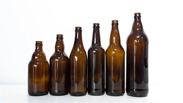 Recycled Glass Beer Bottle Wine Beer Soda Glass Bottle